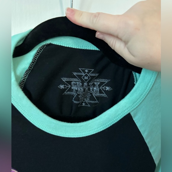 Crazy Train Raglan Shirt - Picture 2 of 2